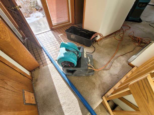 Water damage restoration process in Miamitown, OH